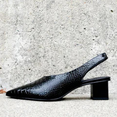 Circane™ | Orthopedic Croco Pumps for All-Day Comfort & Style