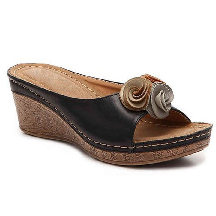 Lidia™ | Comfortable Leather Orthopedic Women's Sandals