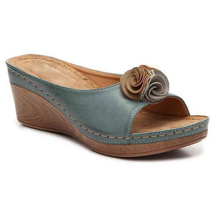 Lidia™ | Comfortable Leather Orthopedic Women's Sandals