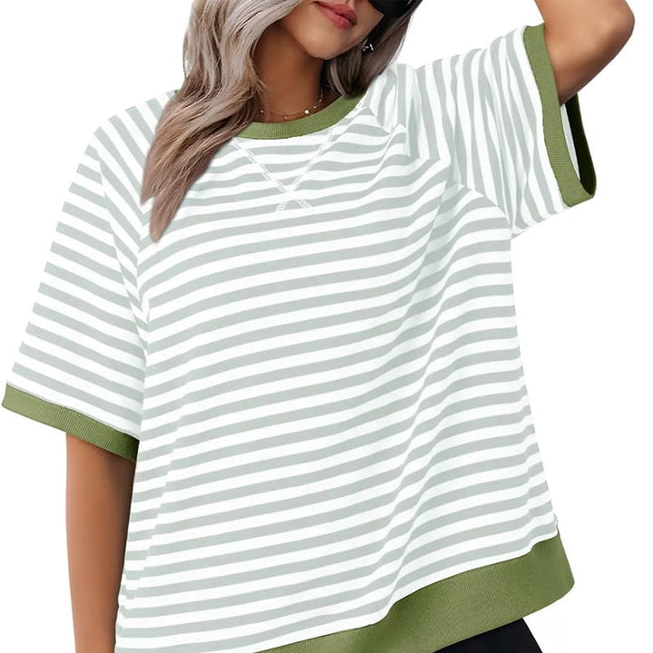 Puck™ | Cotton Blend Striped T-Shirt