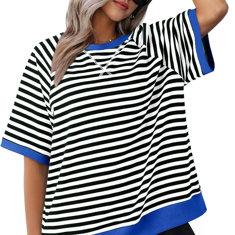 Puck™ | Cotton Blend Striped T-Shirt