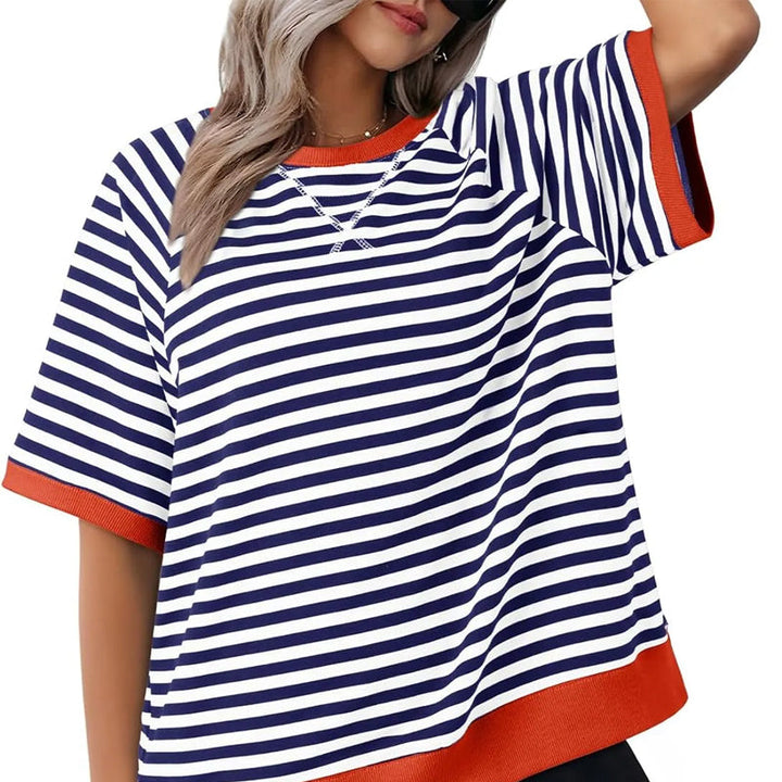 Puck™ | Cotton Blend Striped T-Shirt