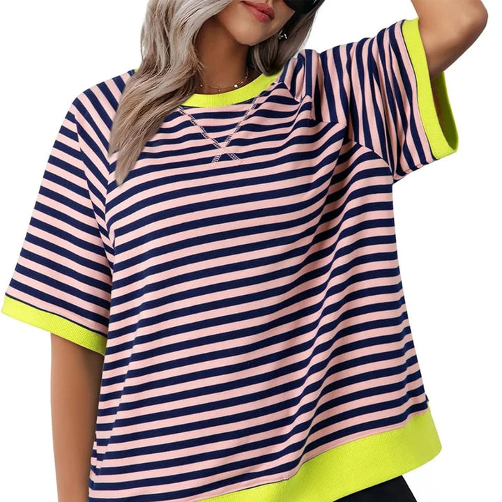 Puck™ | Cotton Blend Striped T-Shirt